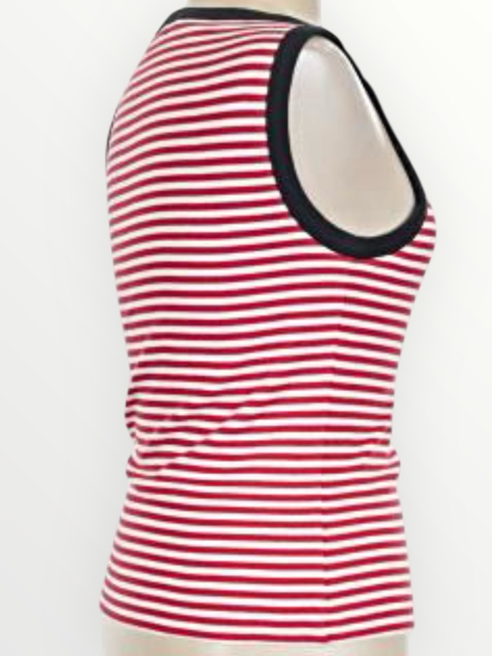 DÔEN Andrea Tank in Rouge Nantucket Stripe | L - Picture 9 of 12